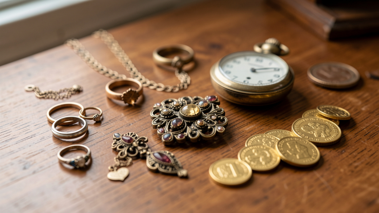 Quels bijoux de famille, montres oubliées et objets en or choisir pour vendre en sécurité ?