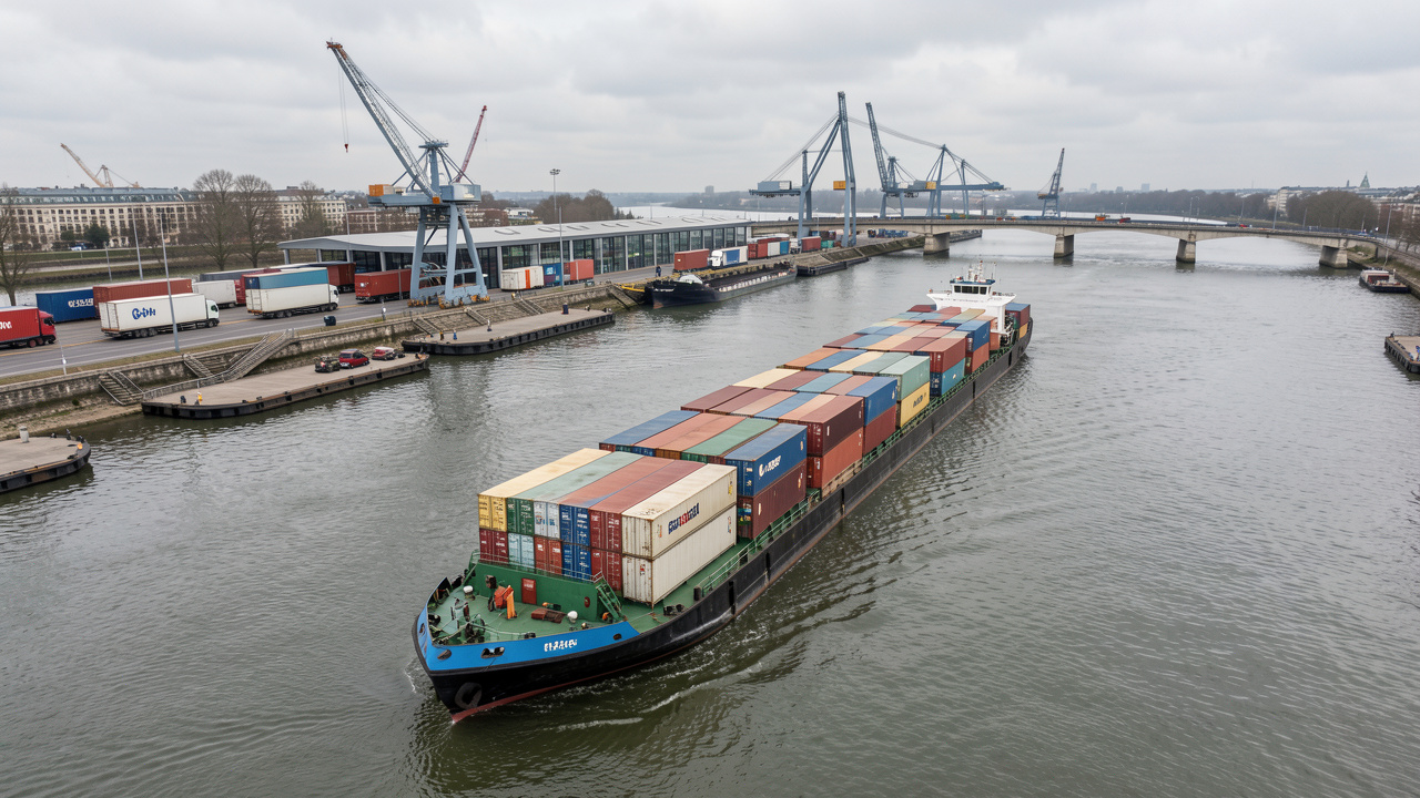 Comment réduire les coûts de fret et les émissions grâce au transport fluvial ?